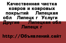 Качественная чистка ковров и ковровых покрытий. - Липецкая обл., Липецк г. Услуги » Другие   . Липецкая обл.,Липецк г.